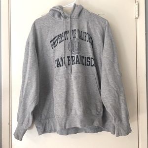gray UCSF hoodie sweatshirt size XXL